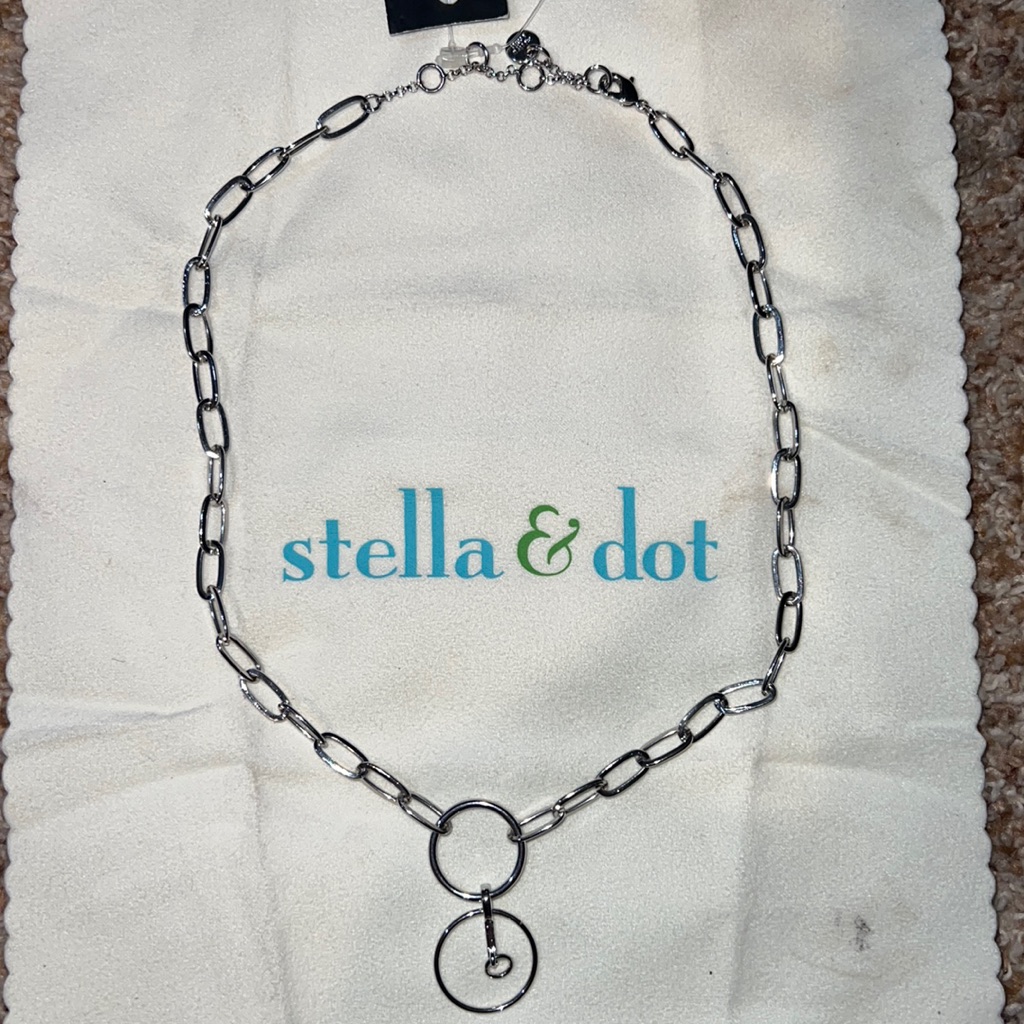 Front Door Fashion Link Necklace Marlyn Schiff Silver
